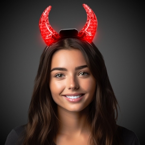 LED Devil Horns Headband LED Devil Horns Headband