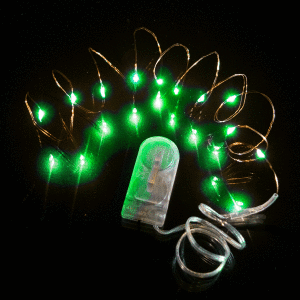 39 Inch Copper Wire Fairy Lights - Green 39 Inch Copper Wire Fairy Lights - Green